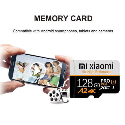 Cartão de memória Xiaomi 2 TB Micro TF Extreme Mini SD 128 GB 256 GB TF Cartão de memória Flash 512 GB Cartão SD 1 TB para jogos Nintendo