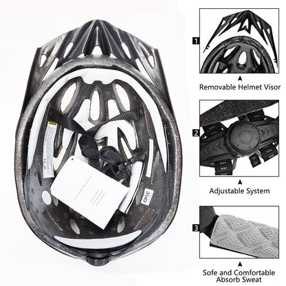 PMT Novo Capacete de Ciclismo Forro Confortável Leve Oco Proteção de Cabeça para Segurança na Pilotagem Capacetes de Bicicleta MTB Masculino Feminino Capacete de Ciclismo