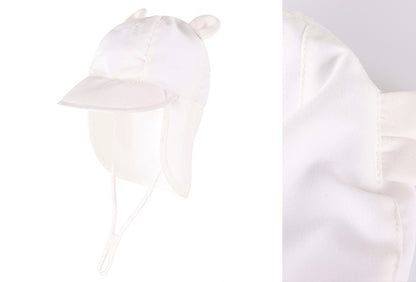 Chapéus de Sol Ajustáveis para Bebês com Proteção de Nuca - Chapéu Infantil Perfeito para Natação e Brincadeiras para Meninas e Meninos