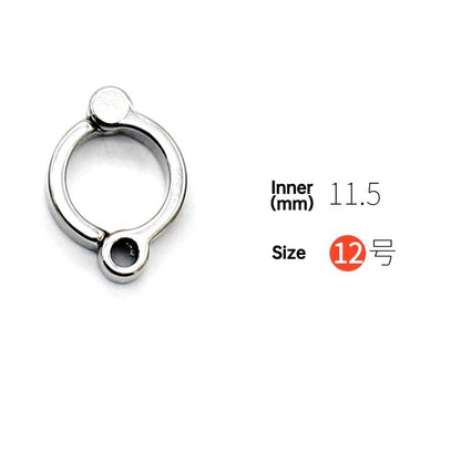 3.5mm-14.5mm Anel de Perna de Papagaio Anel de Pata de Corda Voadora de Pássaro Acessórios Externos para controle de voo de pássaros ao ar livre