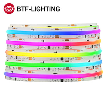FCOB SPI RGB IC LED Light Strip WS2811 Addressable 720 630 LEDs Dream Color DC12V 24V WS2812B High Flexible FOB COB Lights