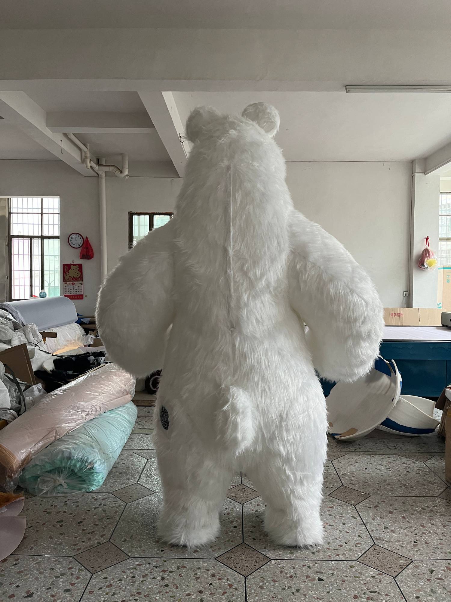 Inflatable Masha Bear Mascot Costume, A Walking Cartoon Doll Costume Suitable For Role-Playing, Applicable To Commercial Promoti