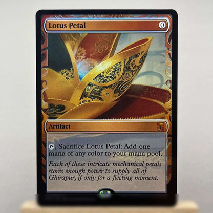 MPS FOIL2-02 TCG Cards for Home Play magical Proxy Sol Ring Lotus Petal a Pedra do Esquecimento Lente Extraplanar Noxious gather