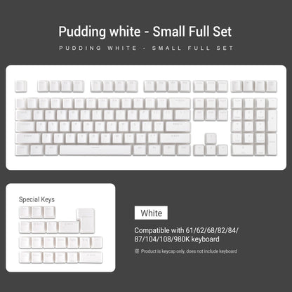 129 Teclas Pudding Keycaps Perfil OEM PBT Double Shot Keycap Para Teclado Mecânico Mx Switch Layout ISO Teclas retroiluminadas RGB
