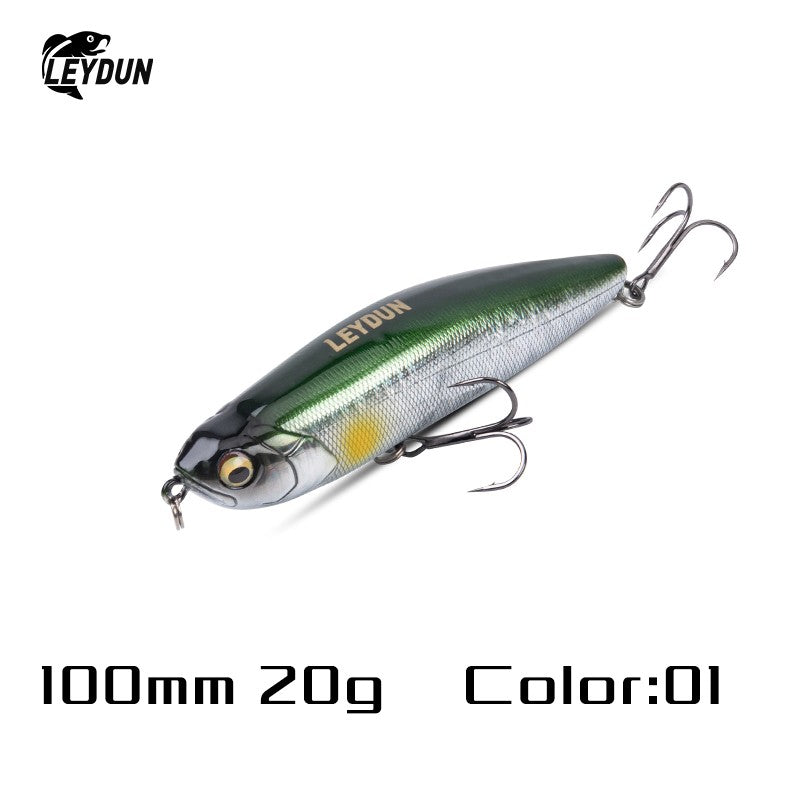 Iscas Artificiais Flutuantes LEYDUN Z-Claw Tipo Lápis 86mm 100mm 120mm Iscas Rígidas Topwater Stickbait de Superfície Boa Ação Wobblers para Robalos