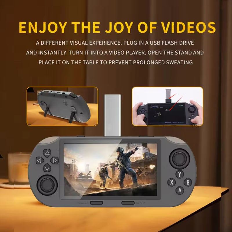 New SF3000 Retro Handheld Video Game Console 4.5 Inch 854*480 IPS Screen 3000mAh Portable Pocket Video Player Games