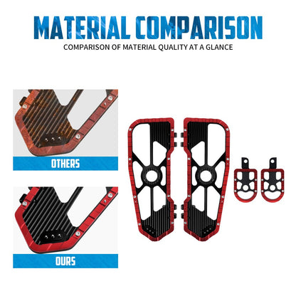 Plataformas Dianteiras para Motocicleta, Apoio de Pé Traseiro para Passageiro, Pedaleiras para Harley Touring Road King Street Glide Softail Fat Boy 1986-2025