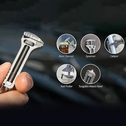 1 Peça Ferramenta Múltipla EDC Compacta Multiferramenta Portátil Chaveiro Cortador de Bolso Chave de Fenda Multiferramentas Kit de Sobrevivência para Acampamento
