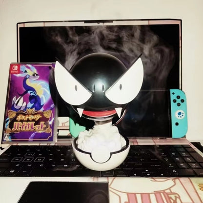 Anime Gastly Humidifier Pokemon Water Replenishing Spray Desktop Air Purifier LED Lamp Decorations Indoor Ambient Atomizer Gift?