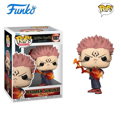 FUNKO POP Satoru Gojo (Técnica Amaldiçoada Reversão: Azul) 1885 Jujutsu Kaisen Figura Colecionável Edição Limitada Decoração Brinquedo Presente
