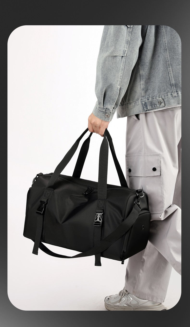 1 Piece Upgraded Sports Bag, Fitness Bag for Men and Women, Large Capacity Dry and Wet Separation Swimming Bag, Short-Distance Business Trip Portable Travel Bag, Sports Shoe Storage Bag, Multi-Purpose Luggage Bag