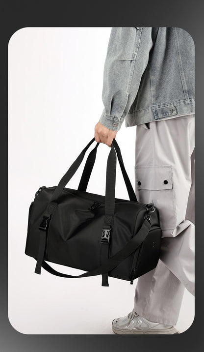 1 Piece Upgraded Sports Bag, Fitness Bag for Men and Women, Large Capacity Dry and Wet Separation Swimming Bag, Short-Distance Business Trip Portable Travel Bag, Sports Shoe Storage Bag, Multi-Purpose Luggage Bag