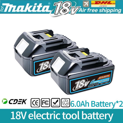6AH 8AH 10AH 12AH Para bateria Makita 18V Ferramentas Elétricas Substituição Li-ion LXT BL1840 BL1850 para chave de fenda 18V com BMS