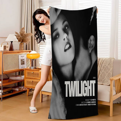 Movie Twilight Cartoon Beach Towel Cute Kawaii Room Decor Bath Girls Children Hand Towels For Bathroom Shower