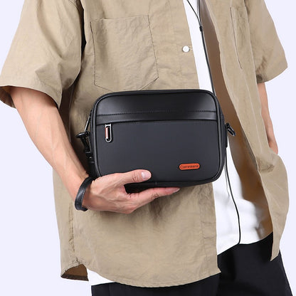 High Quality Soft PU Leather Male Small Shoulder Bag Fashion Men's Mini Handbag Casual Male Day Clutch Phone Bag