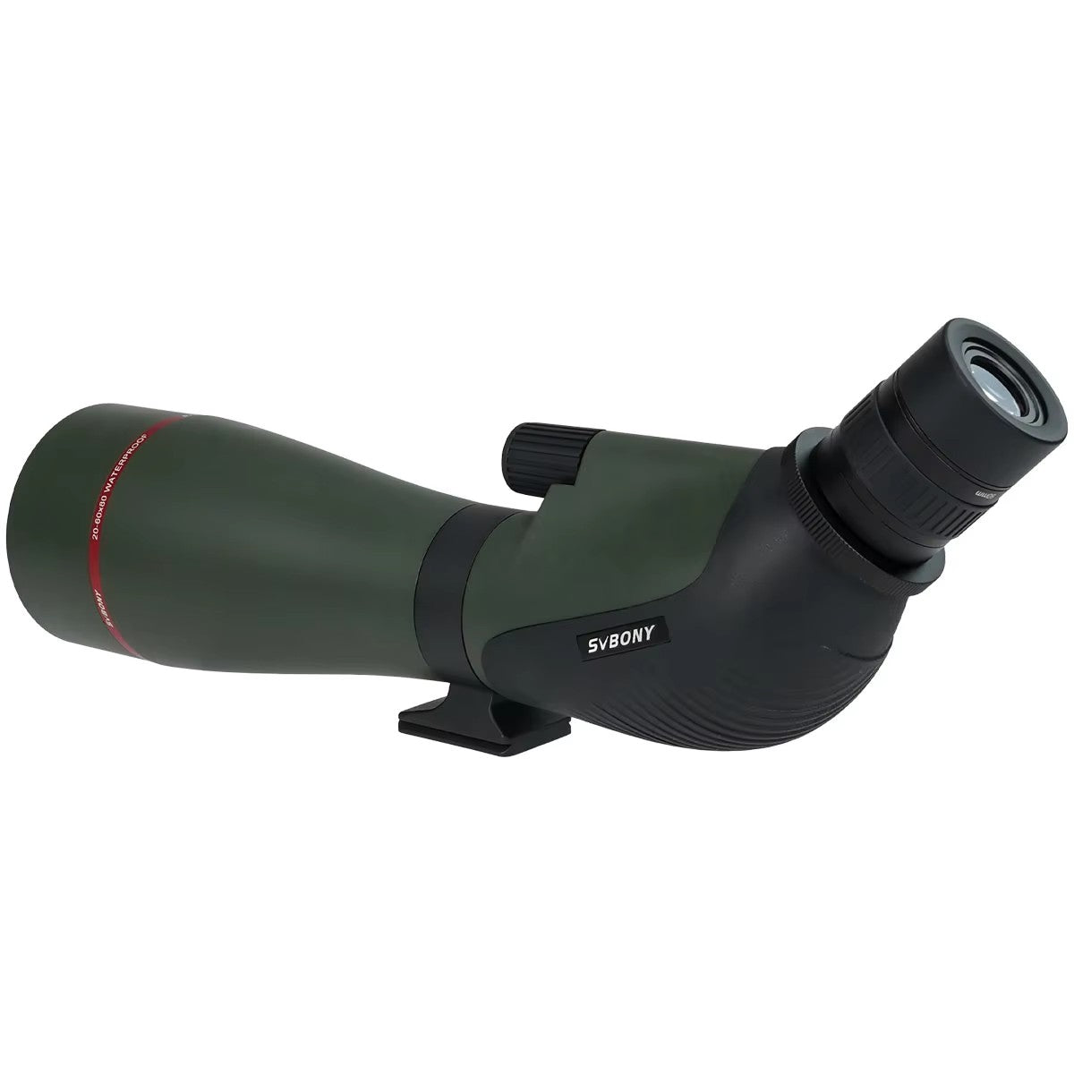 Telescópio terrestre Svbony SA412 20-60X80 com câmera Wi-Fi para fotografia e observação de pássaros