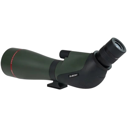 Telescópio terrestre Svbony SA412 20-60X80 com câmera Wi-Fi para fotografia e observação de pássaros