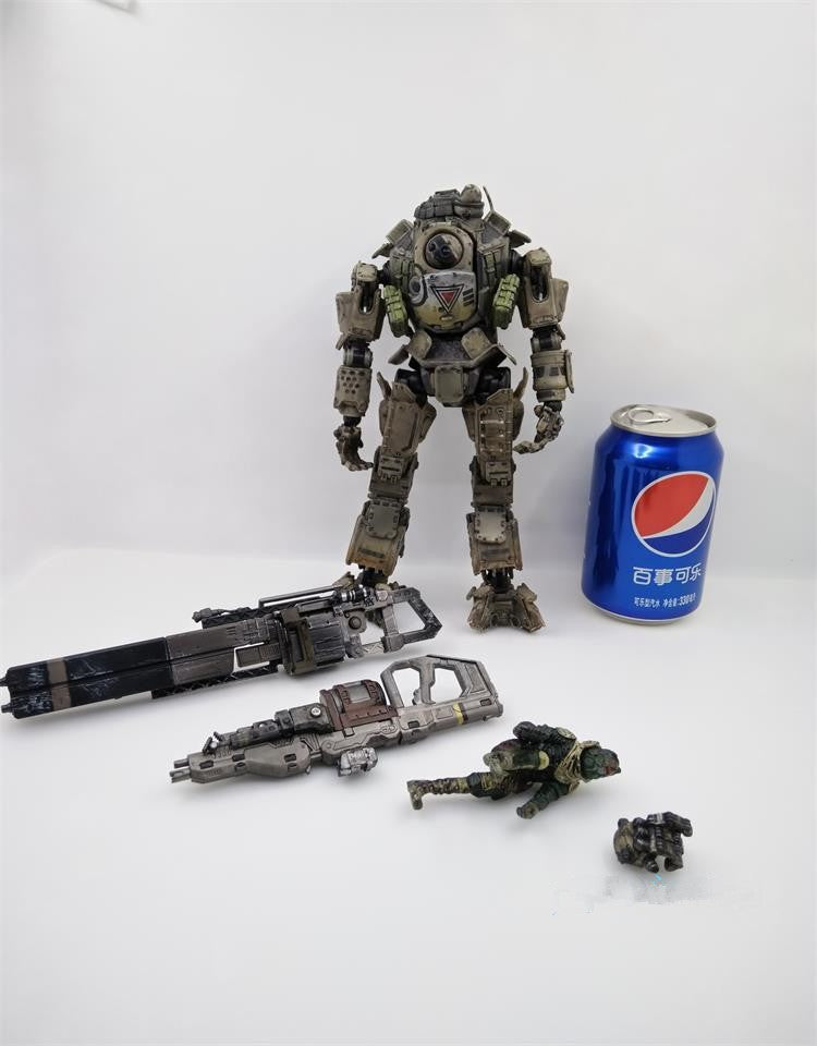 PLAY ARTS 27cm Titanfall Atlas Boneco de Ação Brinquedos Modelo