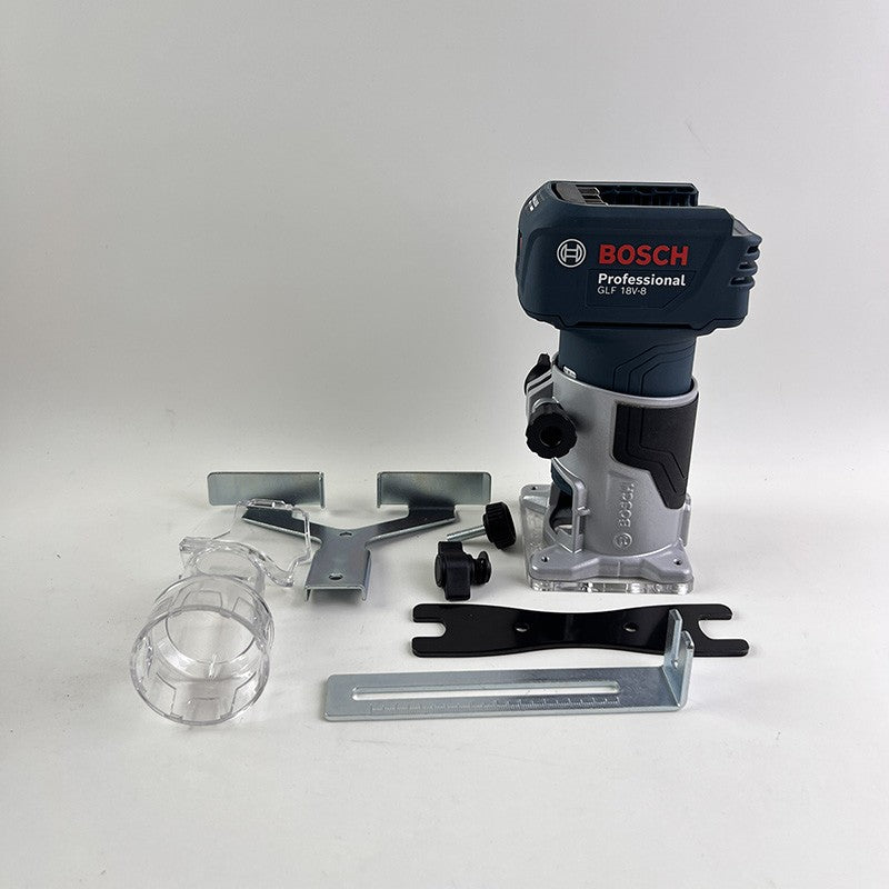 Bosch Tupia Laminadora a Bateria Brushless GLF18V-8 Multifuncional Fresadora para Bakelite Marcenaria Ferramenta Elétrica para Chanfrar Madeira