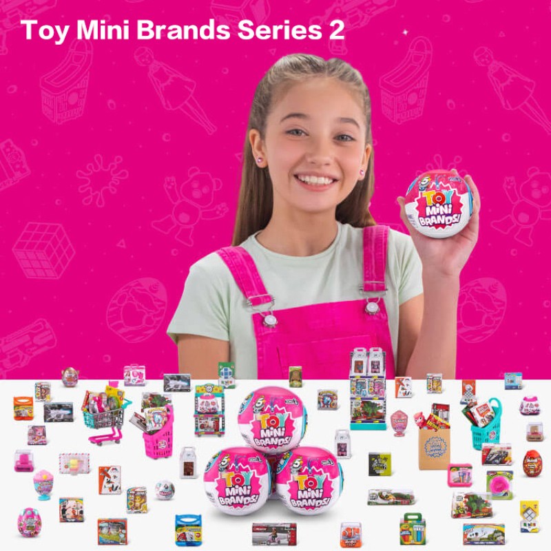 5 Surprise Mini Brands Capsule Toys Mystery Blind Box Fashion Surprise Ball Real Miniature Doll Collectible Toys Gifts