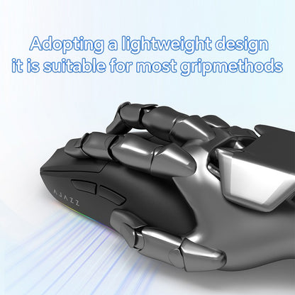 Mouse Gamer Sem Fio AJAZZ AJ139 V2 MC/AJ139 PRO Sensor PAW3311/PAW3395 12000DPI/26000DPI 500mAh Mouse Bluetooth Para PC