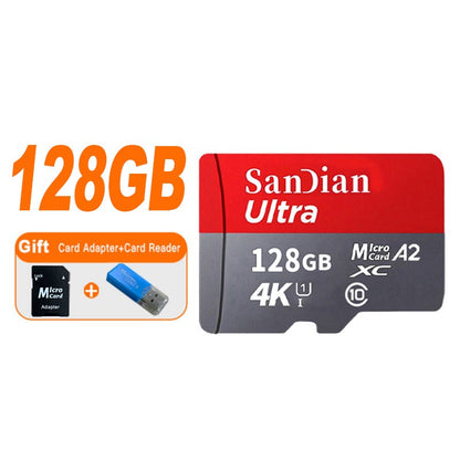 Novo Cartão de Memória de 1TB 2TB 128GB Micro TF SD Card 512GB Alta Velocidade Classe 10 256GB SDCard 100MB/s TF Card Cartão de Memória SD Original