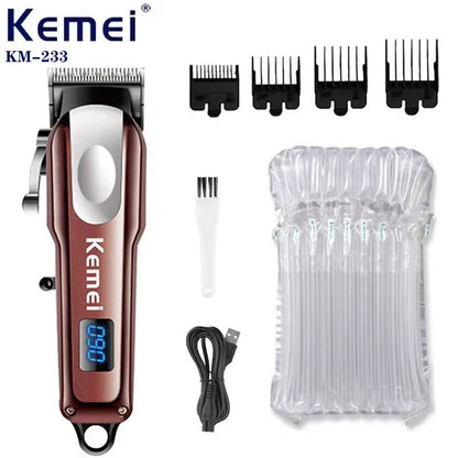Kemei 232 Mini Electric Hair Clipper Small Hair Cutting Machine for Men Hair Trimmer Professional Haircut Rechargeable