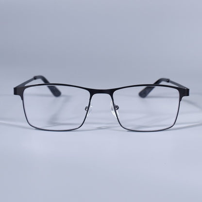Homens Quadrados Metal Armação Grande Leitura Dobradiça de Mola Óculos de Presbiopia Bloqueio de Luz Azul Proteção Ocular Óculos +75+125+175+4