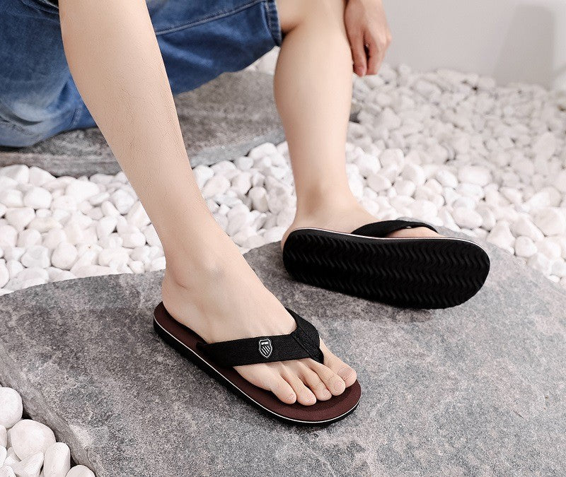 Casual Flip Flops For Men Slippers Beach Sandals Summer Non-Slip Flat Slides Men Slippers Indoor House Shoes Man Male Slipper