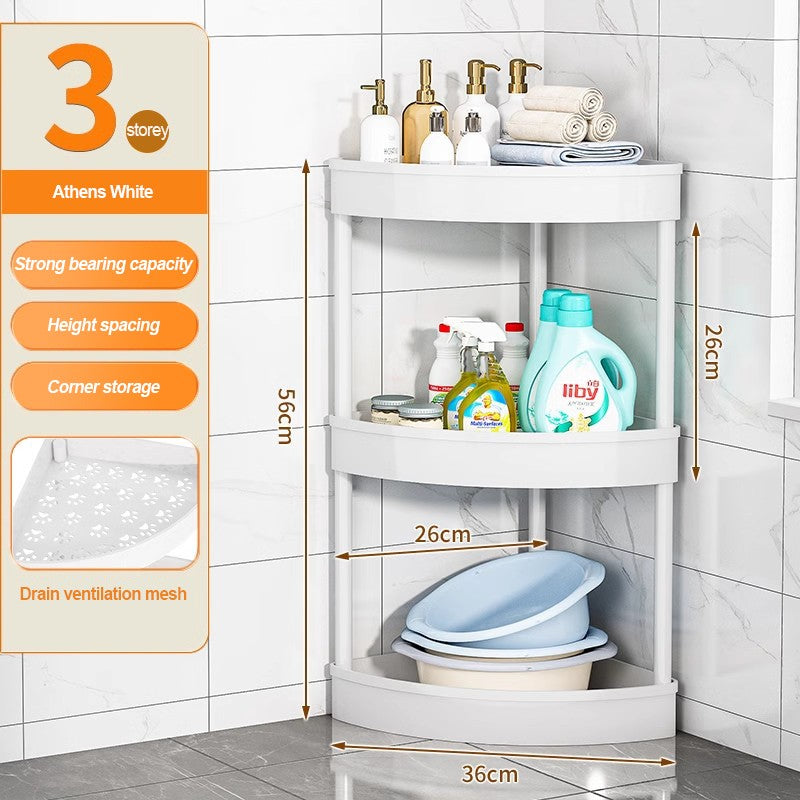 Carrinho de Armazenamento para Banheiro com Rodas, Rack de Armazenamento para Cozinha, Sala de Estar, Alta Capacidade de Carga, Acessórios para Casa