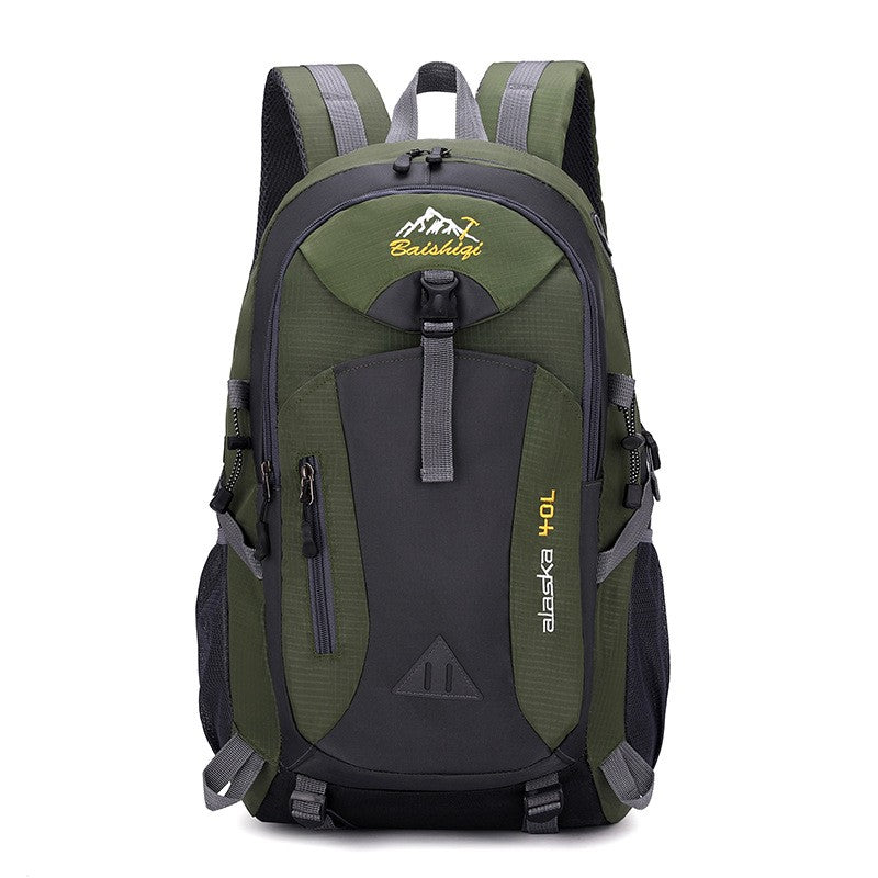 2025 Unisex sport travel backpack large-capacity nylon lightweight outdoor hiking backpack for men and women student schoolbag