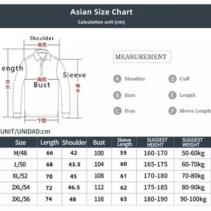 Classic fashion striped long sleeve polo shirt men's luxury brand letter printed business casual spring autumn new lapel T-shirt