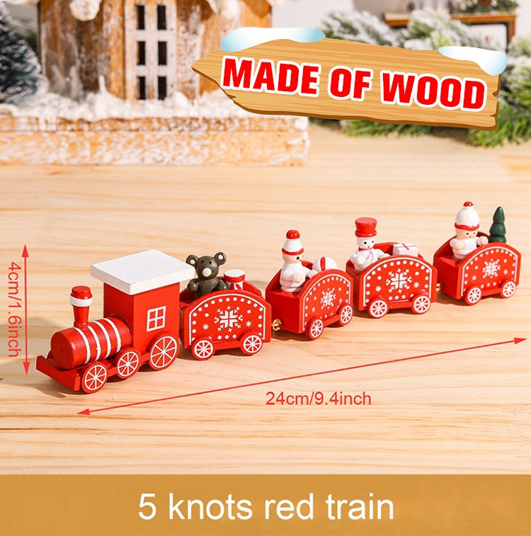 Wooden/Plastic Train Christmas Ornament Merry Christmas Decoration For Home 2025 Xmas Gifts Noel Natal Navidad New Year 2026