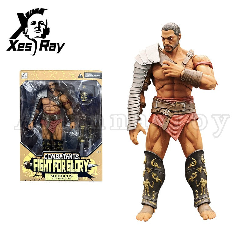 [Pré-Venda] XesRay Fight For Glory 1/12 Action Figure Combatants Wave 6 Cassia Berenice Medocus o Trácio Modelo de Anime Para Presente