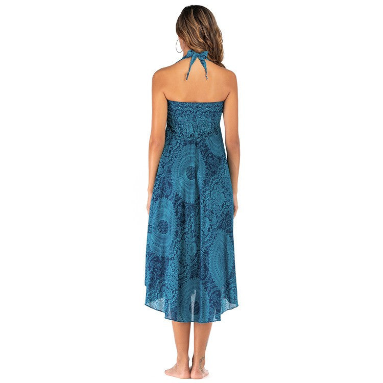 Sexy Summer Long Boho Bottom Women Skirt Vintage Casual Ropa Mujer Faldas Loose Fashion y2k Maxi Skirts Woman Clothing Saia Jupe