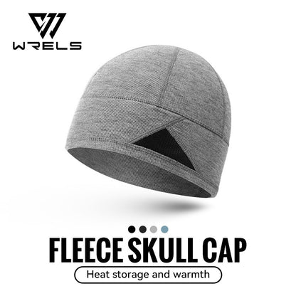 WRELS Warm Beanie Knitted Skull Cap Fashion Winter Hat Thermal Fleece Lined Sports Hat Windproof Sweat Absorbing Sports Hat