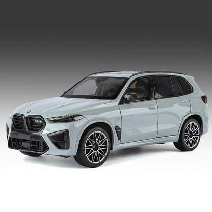 1:18 2025 BMW X5 M Competition LCI SUV Carro Miniatura de Metal Fundido Modelo para Exibição de Mesa Decoração de Veículo em Miniatura Presente