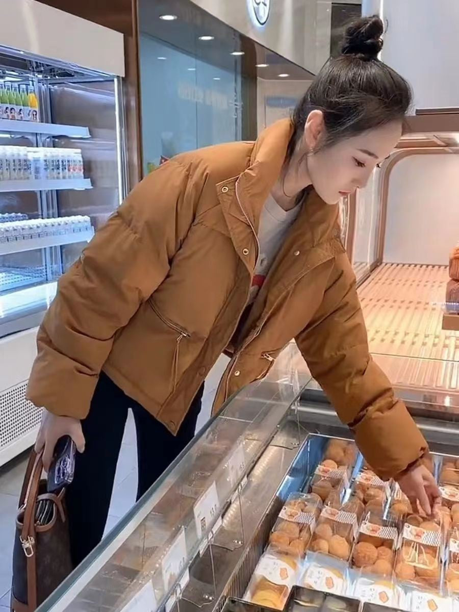 Trendy Loose Women's Short Cotton Jackets Coat Winter Fashion Thickened Sense Bread Clothes Outwear Office Ladies Quilted Jacket