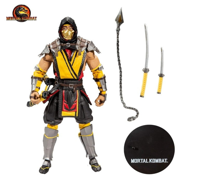 Mortal Kombat Spawn Sub-Zero Scorpion Bonecos de Ação Articulados 17cm