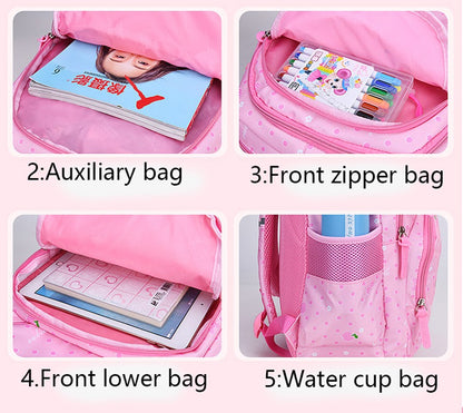 Mochila Infantil Menina, Mochila Escolar Estudantil Frutas Flores Marinho Para Crianças Adolescentes, Mochila Escolar Primária À Prova D'água, Mochila Menina