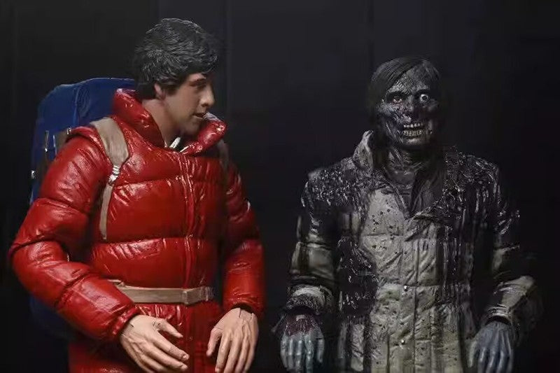 NECA Original Um Lobisomem Americano em Londres David Jack 2-pack Anime Action Figure Modelo de Brinquedo Presentes de Ano Novo e Aniversário
