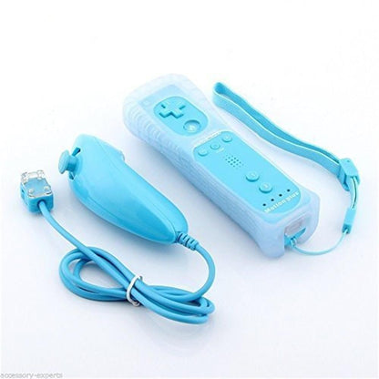 STORM WYRM Controllers Compatible for Wii and Wii U with Built in Motion Plus, Controller with Silicone Case and Wrist WU001