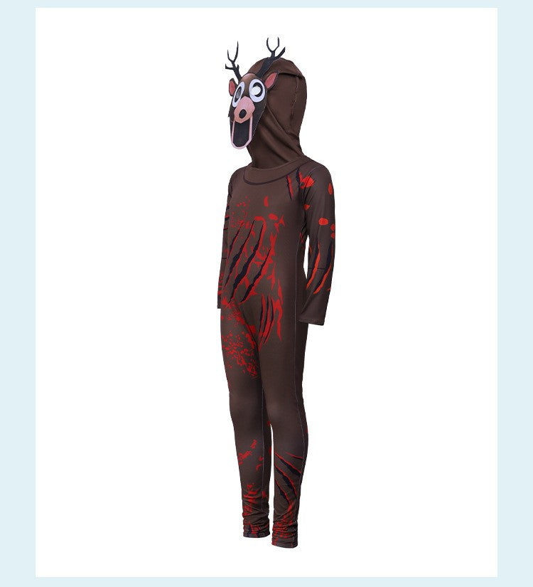 99 Nights In The Forest Deer Owl Kids Cosplay Costume Deer Owl Animal Cosplay Suit Halloween Party Costumes for Adult Children