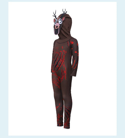 99 Nights In The Forest Deer Owl Kids Cosplay Costume Deer Owl Animal Cosplay Suit Halloween Party Costumes for Adult Children