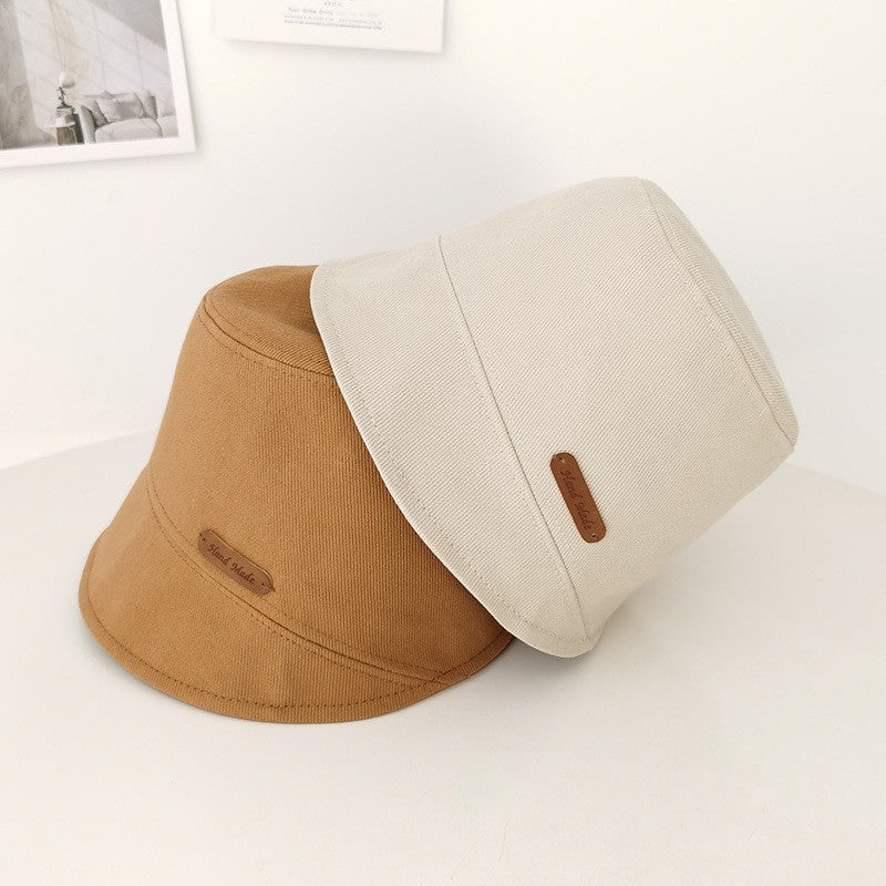 New Japanese Women Bucket Hat Fashion Cotton Soild Color Foldable Fisherman Hats Female Sun Protect Basin Cap gorras para mujer