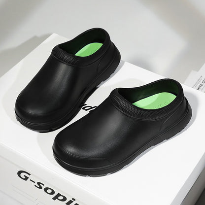 2025 New Style Men Women EVA Chef Shoes Non-slip Waterproof Oil-proof Shoes Comfortable Workers Slippers  Outdoor Fishing Shoes
