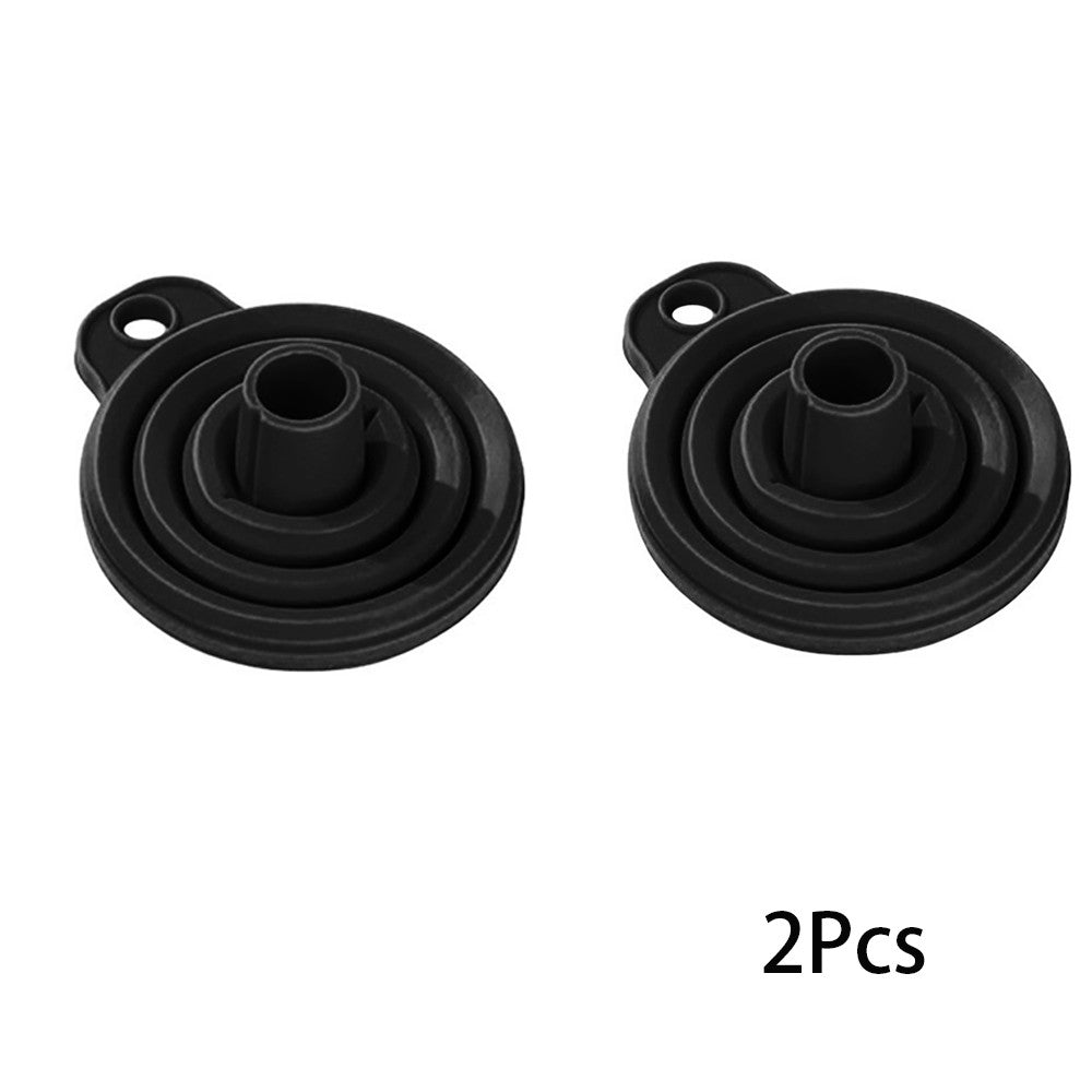 2 Peças Funil Dobrável para Motor de Carro Funil de Líquido de Silicone Ferramentas para Troca de Óleo e Gasolina para Carros e Motos Acessórios