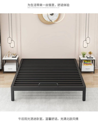 Bedroom Minimalist Bed Frame King Size Metal Hotel Double Bed Frame Modern Lounge Cama Matrimonio Multifuncional Furniture