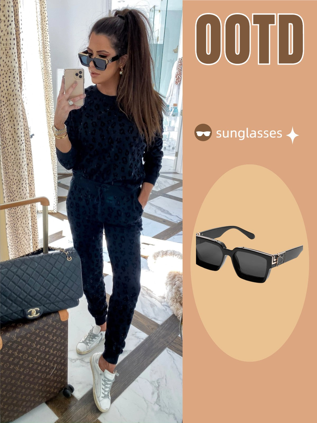 Ruiao Retro Black Millionaire Shades Luxury Sunglasses 2025 For Men Designer Famous Brand Square Sun Glasses Man Women Sunglass