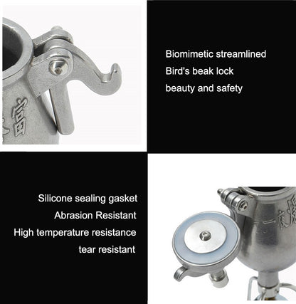 001 Hand Popcorn Machine Open Firing Popcorn Puffing Machine Stainless Steel Mini Popper Small Manual Popcorn Maker Open Firing